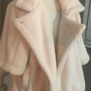 Rachel Zoe Soft Cream Teddy Jacket